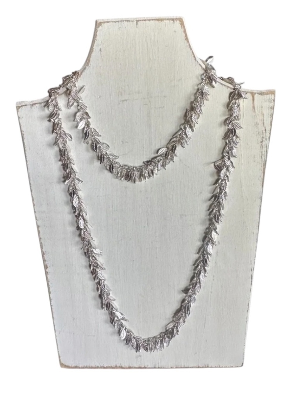 Nothing But Leaves Silver Necklace | Premium Designer Chain | Luxe Statement